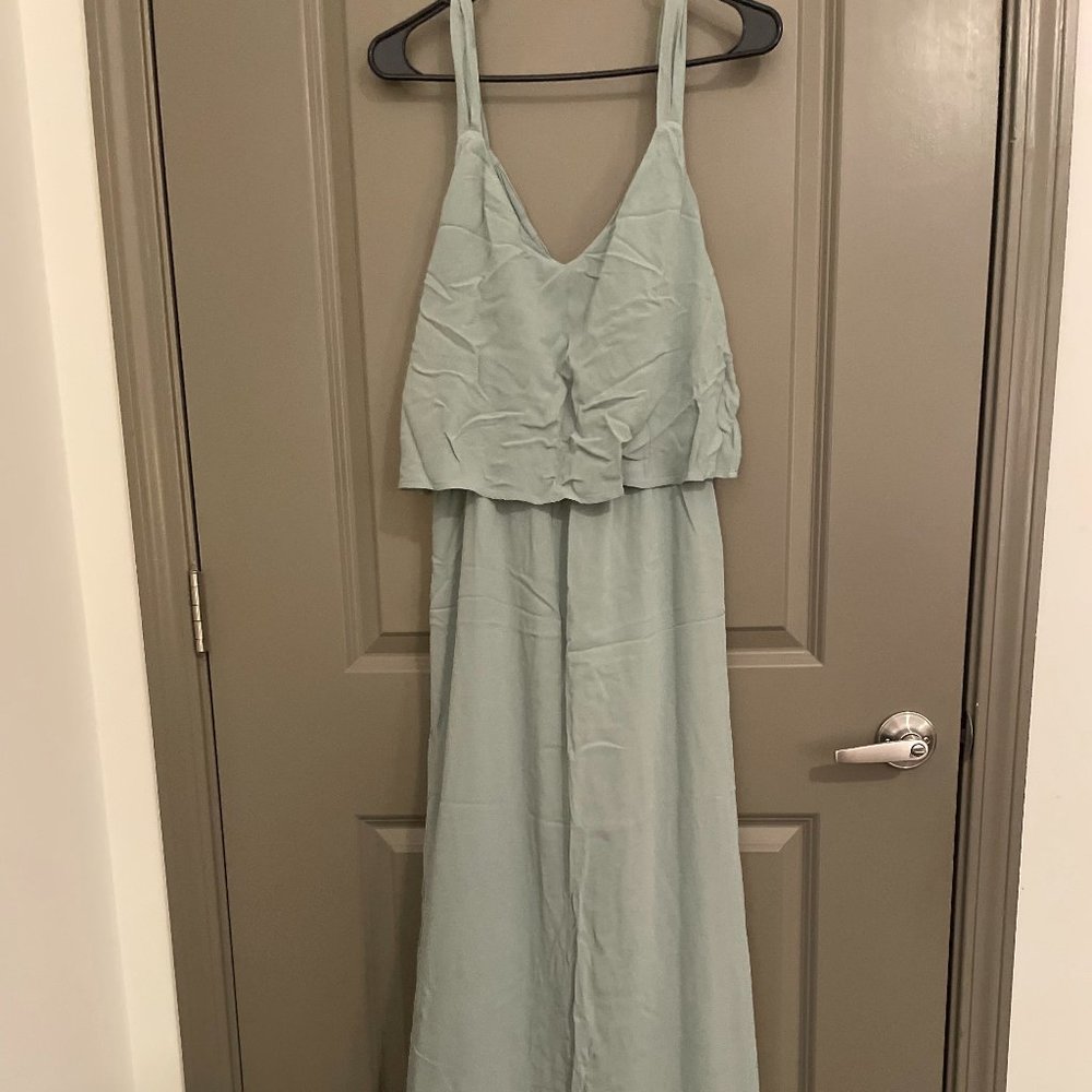 Zara Basic Sage Dress S